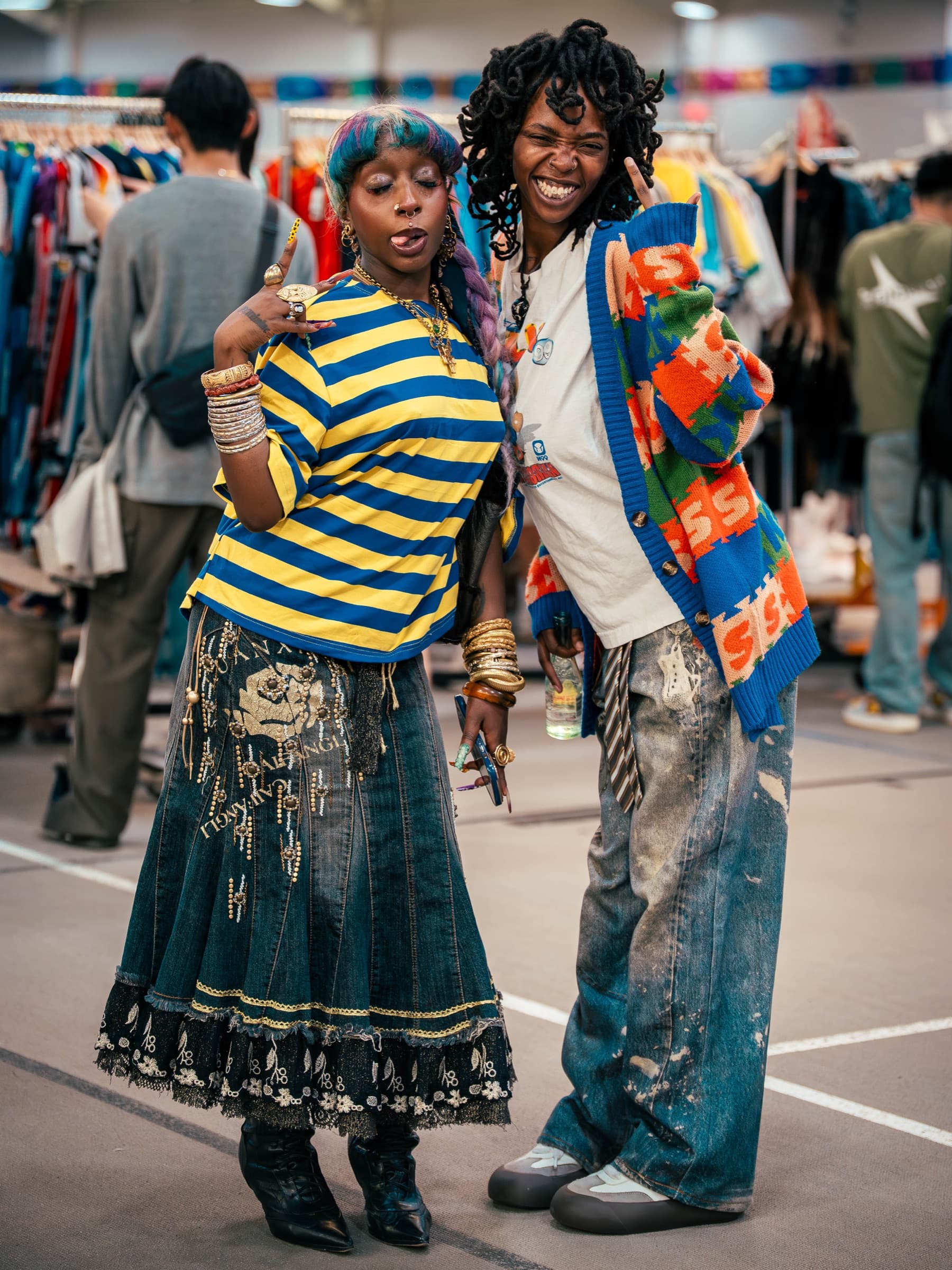 Two attendees posing at a Select Markets event